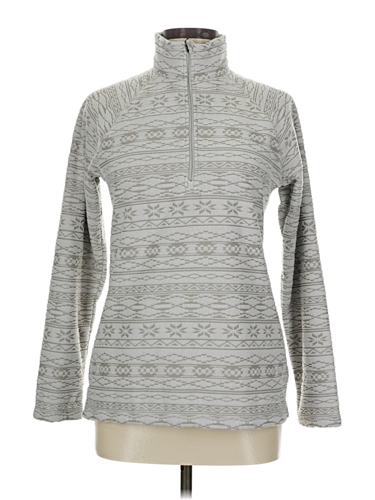 EDDIE BAUER Pre-owned Fleece Jacket In Gray