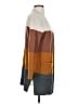 Madewell Color Block Brown Cardigan Size XS - photo 4