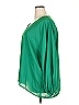Unbranded 100% Polyester Green 3/4 Sleeve Blouse Size 4X - photo 5