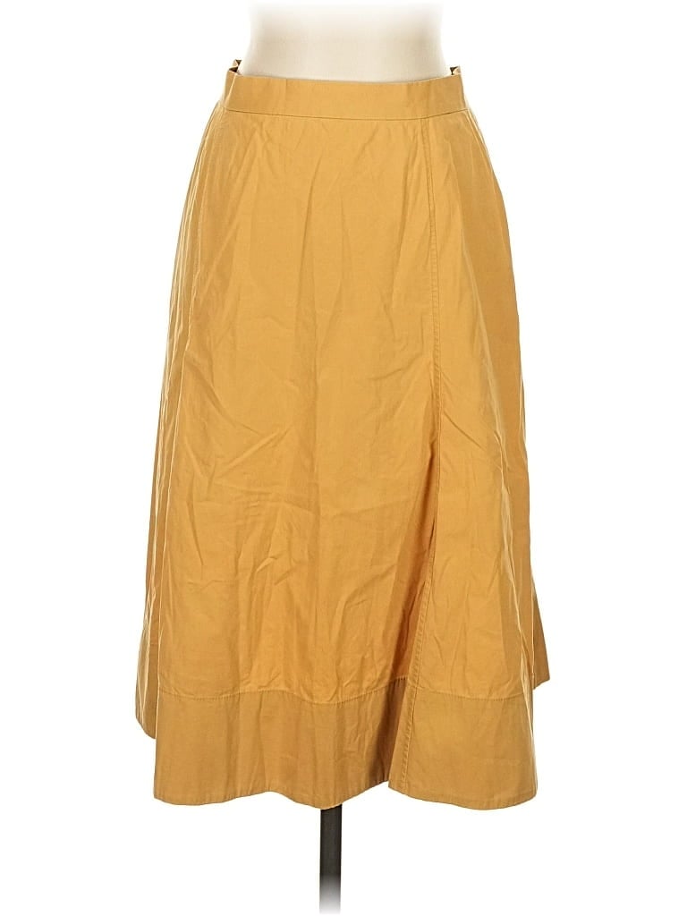 Pre-owned Theory Casual Skirt In Yellow