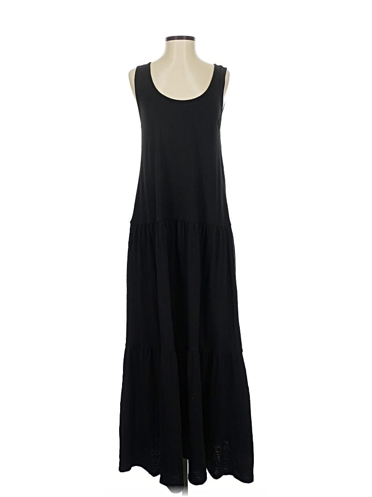 Pre-owned Caslon Casual Dress In Black