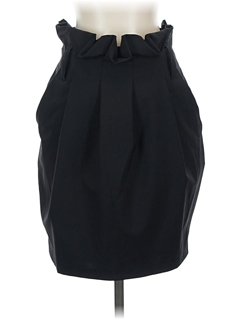 Pre-owned Elizabeth And James Wool Skirt In Black