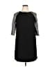 Ann Taylor LOFT Tweed Black Casual Dress Size M (estimated) - photo 1