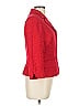 Maggy L 100% Polyester Red Blazer Size 10 - photo 4