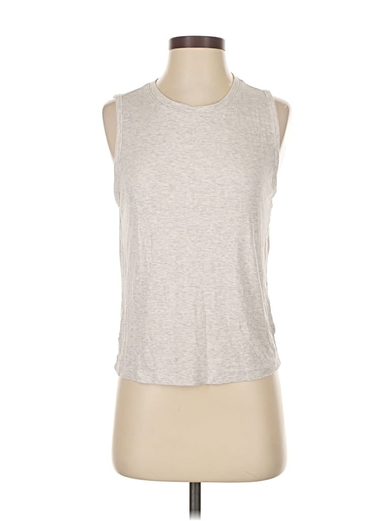 Pre-owned Athleta Sleeveless T-shirt In Tan