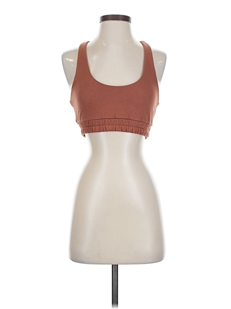 Pre-owned Alo Yoga Sports Bra In Brown