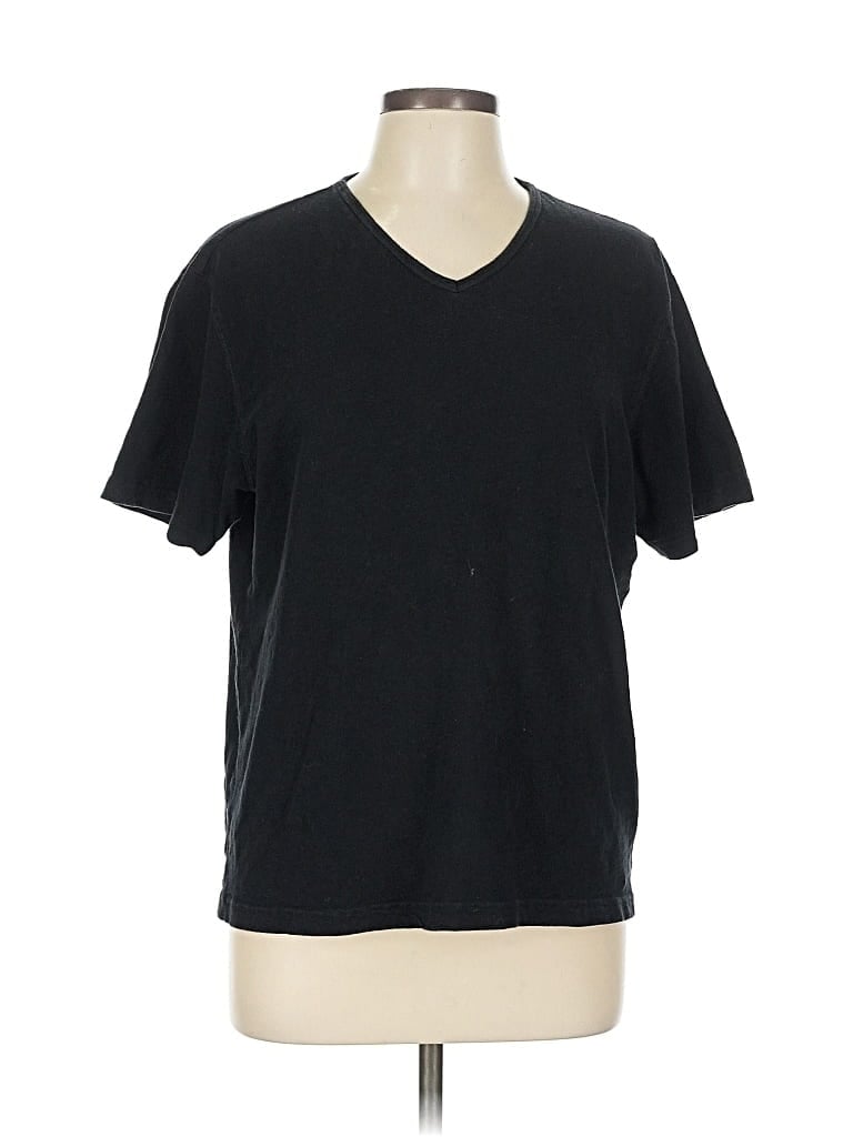 Pre-owned Inc International Concepts Short Sleeve T-shirt In Black