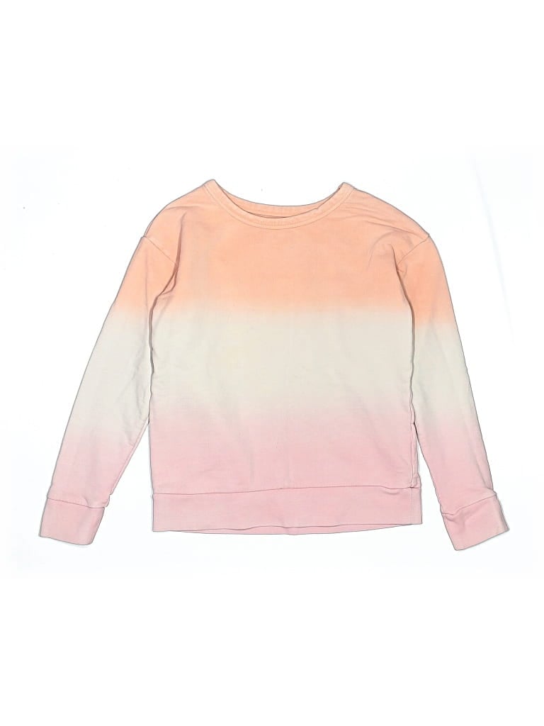 Pre-owned Crewcuts Outlet Kids' Long Sleeve T-shirt In Pink