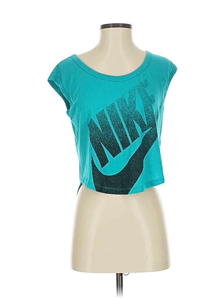Pre-owned Nike Sleeveless T-shirt In Blue