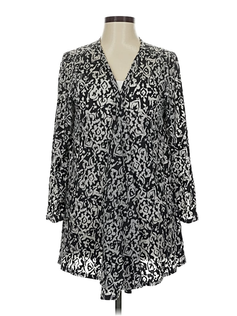 Pre-owned Habitat Cardigan Sweater In Black