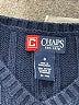 Chaps 100% Cotton Blue Sweater Vest Size 6 - photo 3
