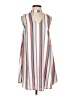 JOA 100% Polyester Stripes Ivory Casual Dress Size XS - photo 1