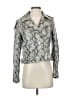 Blank NYC Animal Print Silver Jacket Size S - photo 1