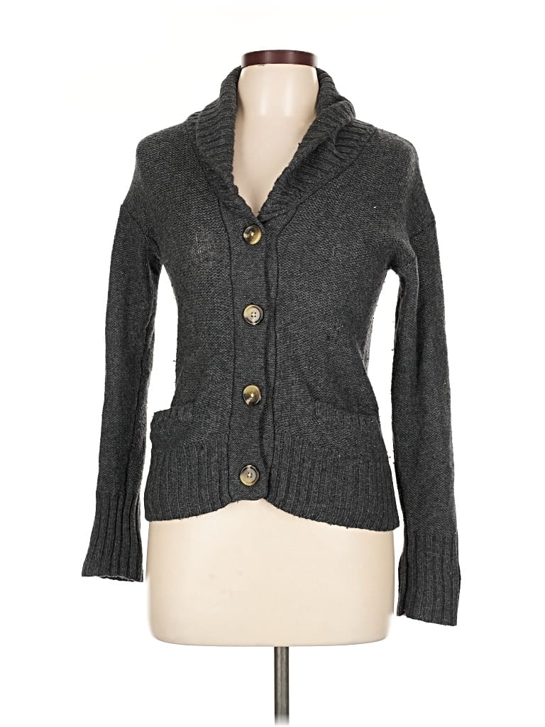 Pre-owned Aerie Cardigan Sweater In Gray