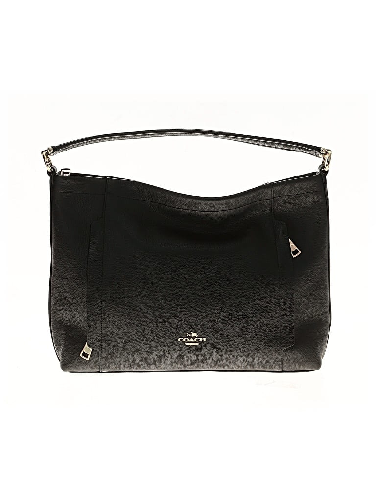 Pre-owned Coach Leather Satchel In Black