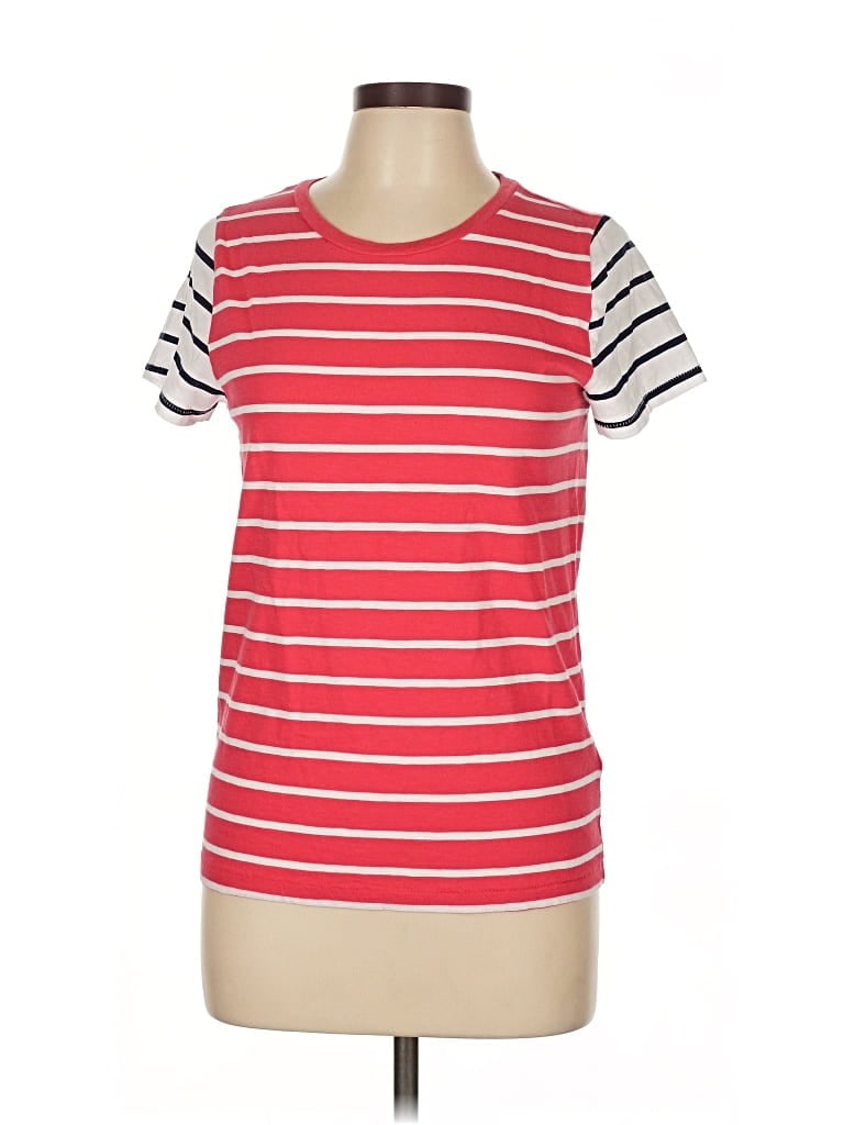 Pre-owned J.crew Factory Store Short Sleeve T-shirt In Red