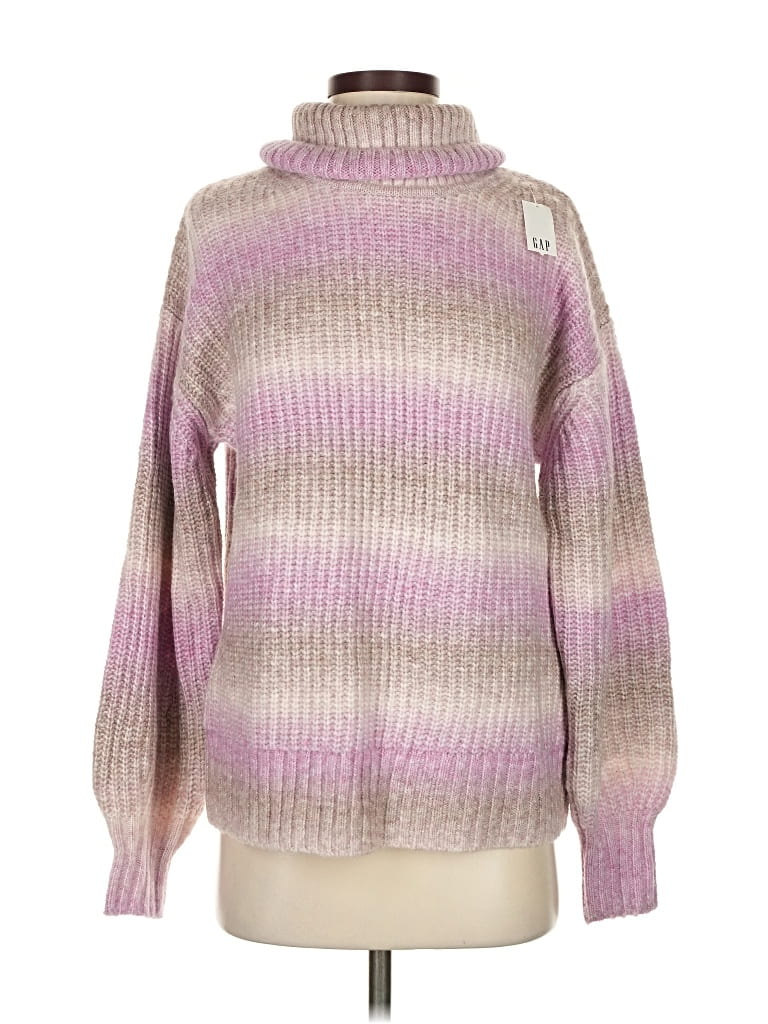 Pre-owned Gap Turtleneck Sweater In Pink