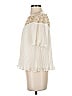 Floreat 100% Polyester Ivory Short Sleeve Blouse Size 0 (petite) - photo 5