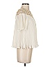 Floreat 100% Polyester Ivory Short Sleeve Blouse Size 0 (petite) - photo 4