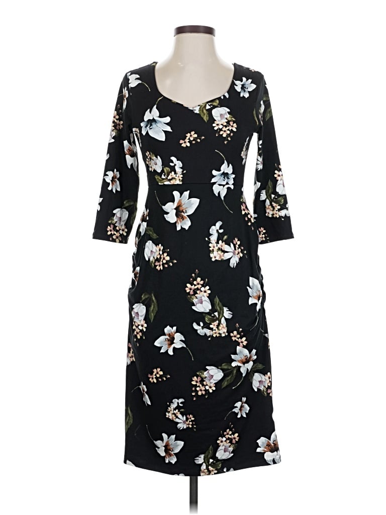 Pre-owned Loveappella Casual Dress In Black