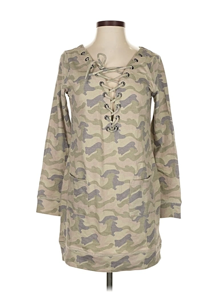 Pre-owned Venus Casual Dress In Gray