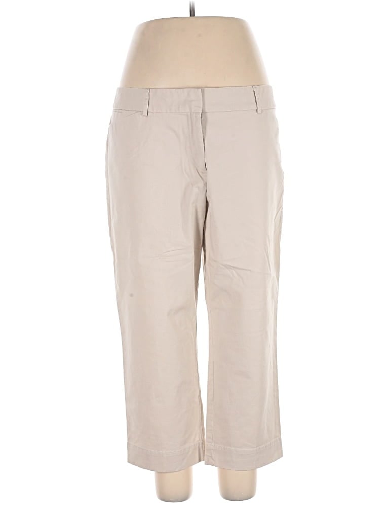 ANN TAYLOR LOFT Pre-owned Khaki Pant In Brown