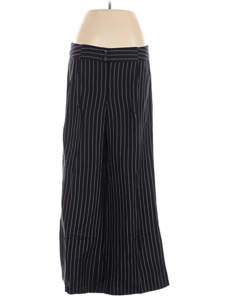 Pre-owned Lane Bryant Linen Pants In Black