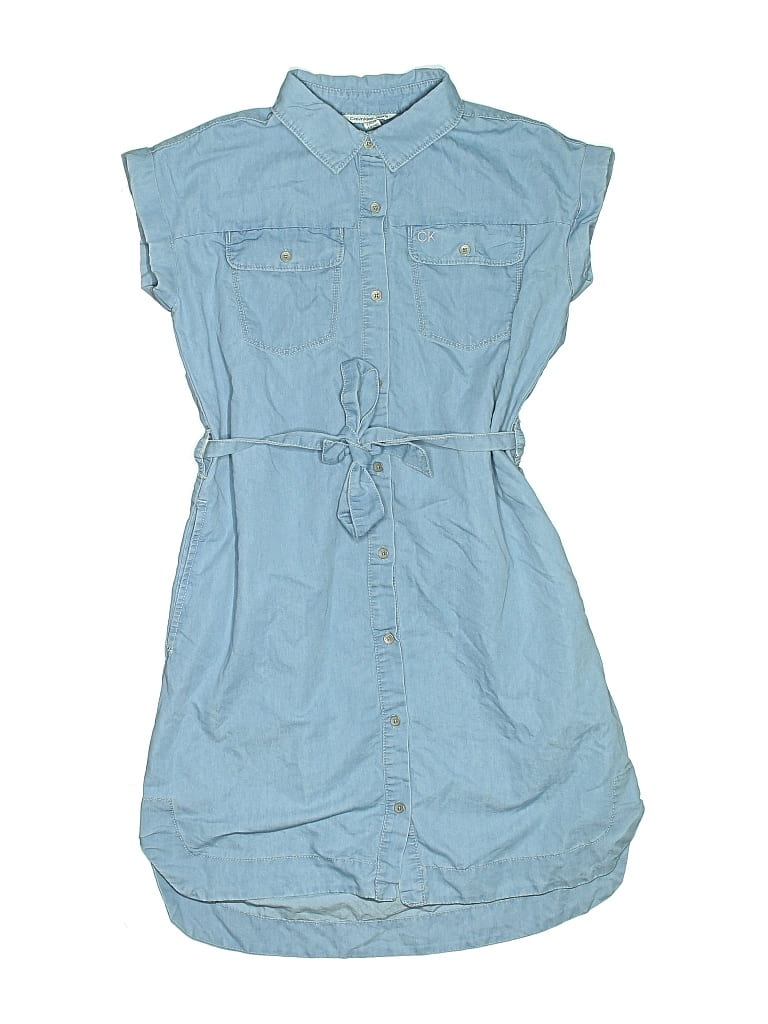Pre-owned Calvin Klein Jeans Est.1978 Kids' Calvin Klein Jeans Dress In Blue