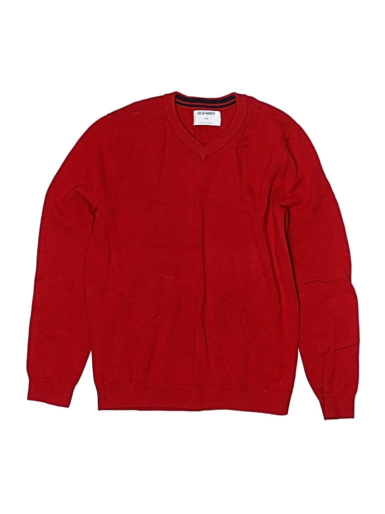 Pre-owned Old Navy Kids' Pullover Sweater In Red