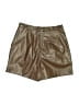 Dress Forum Metallic Brown Shorts Size L - photo 2