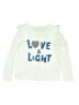 Truly Me Ivory Silver Long Sleeve Top Size 6 - photo 1