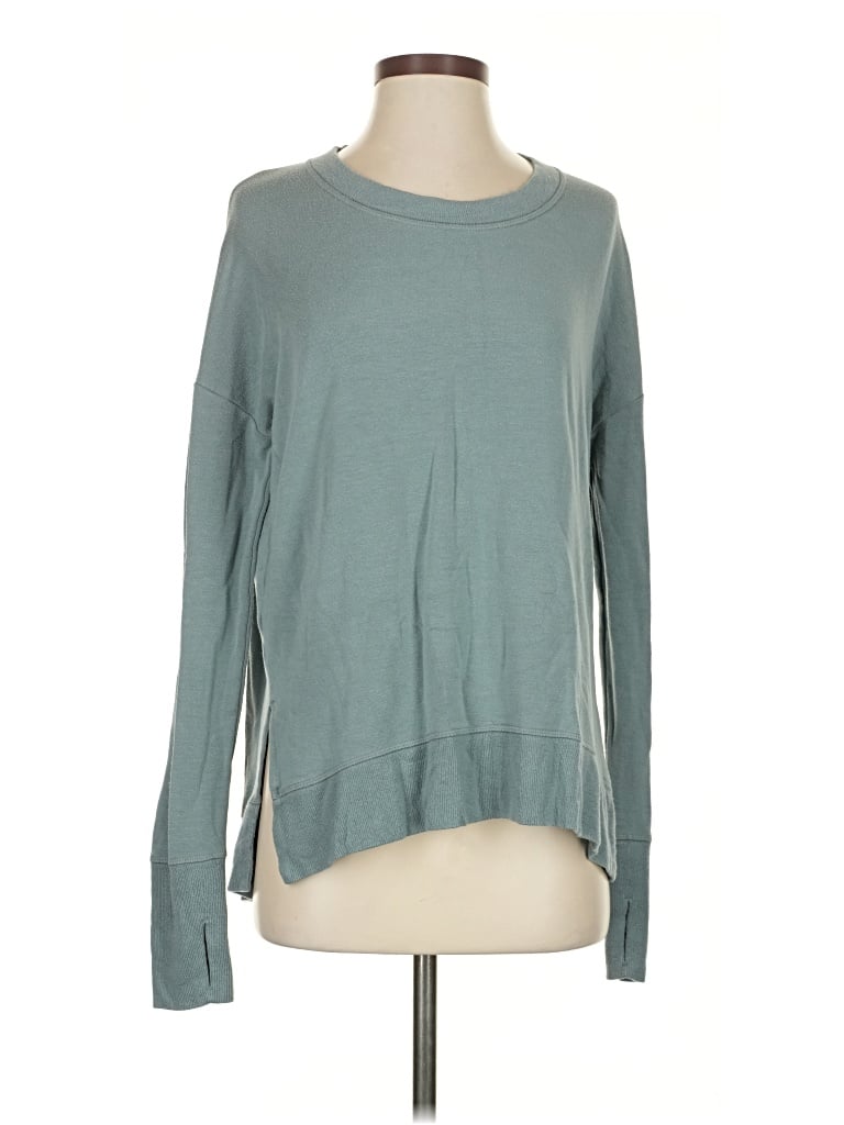 Pre-owned Athleta Pullover Sweater In Blue