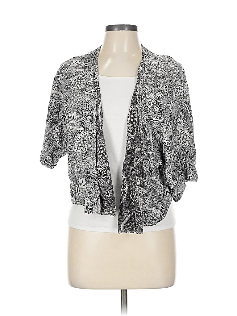 Pre-owned American Rag Cie Cardigan Sweater In Gray