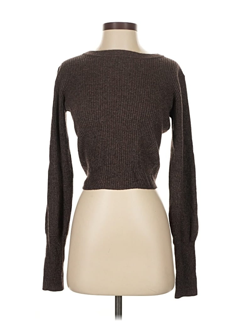 Pre-owned The Westside Wool Cardigan Sweater In Brown