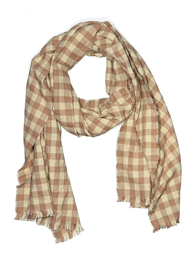 Pre-owned Hat Attack Scarf In Brown