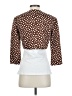 Talbots 100% Cotton Polka Dots Brown Blazer Size 4 - photo 2