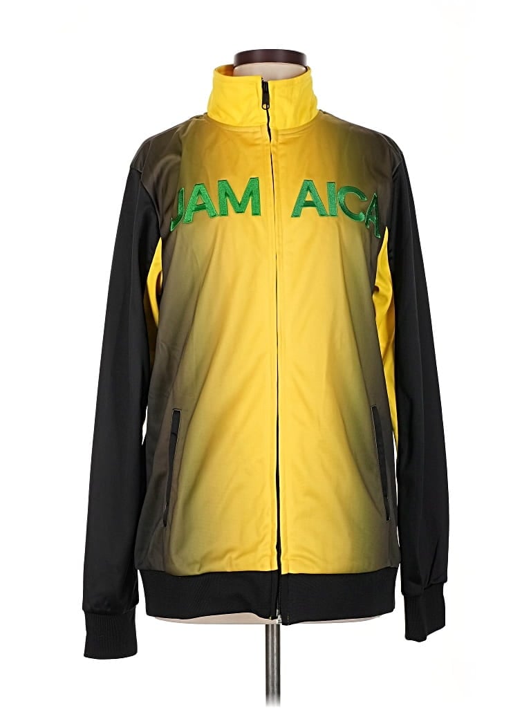 Pre-owned Assorted Brands Track Jacket In Yellow