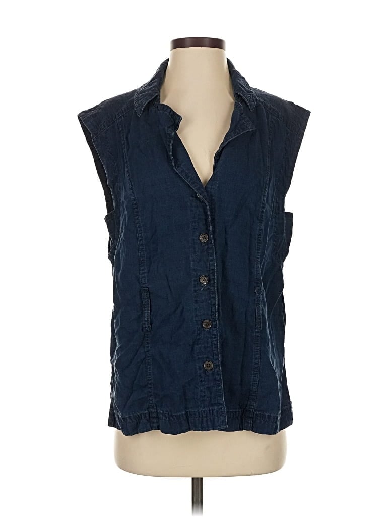 BANANA REPUBLIC FACTORY STORE Pre-owned Denim Vest In Blue