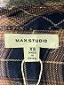 Max Studio 100% Rayon Plaid Brown Casual Dress Size XS - photo 6
