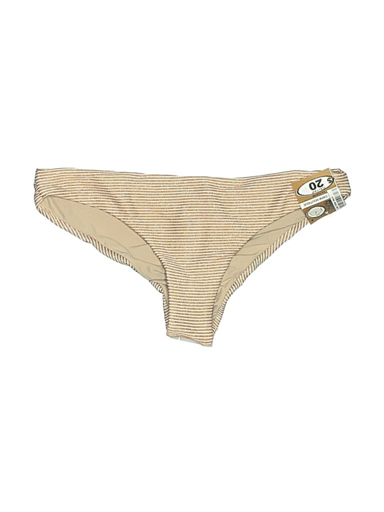 Pre-owned Pilyq Swimsuit Bottoms In Gold