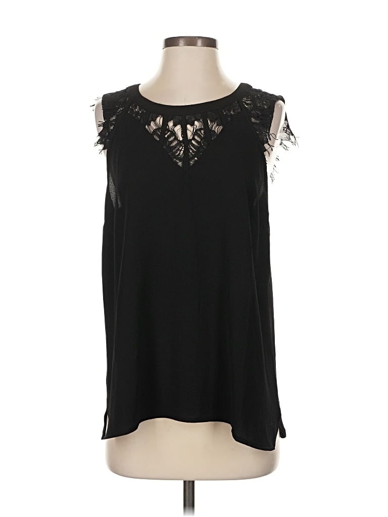 Pre-owned 41hawthorn Sleeveless Blouse In Black