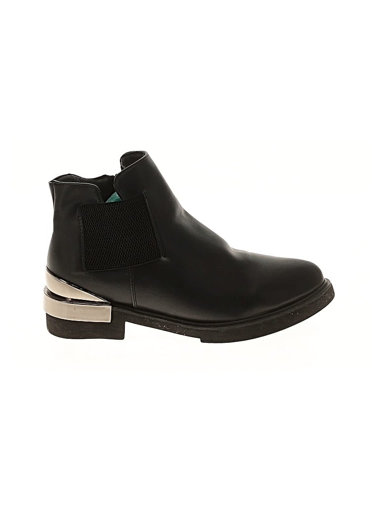 Pre-owned Unbranded Ankle Boots In Black