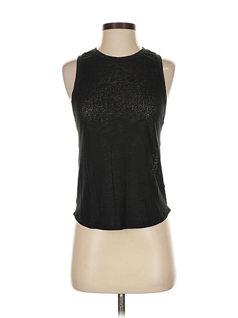 Pre-owned Lululemon Athletica Sleeveless T-shirt In Black