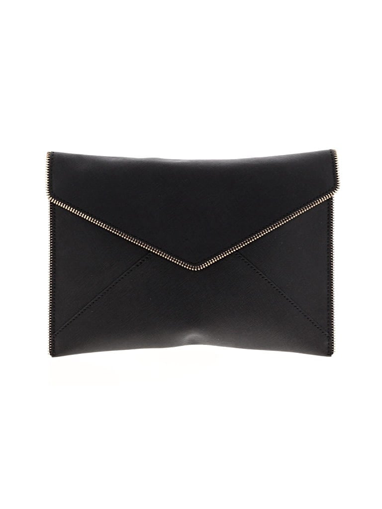 Pre-owned Rebecca Minkoff Leather Clutch In Black