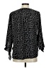 MICHAEL Michael Kors Animal Print Black 3/4 Sleeve Blouse Size M - photo 2