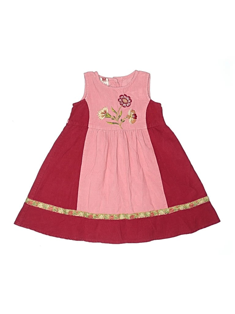 Pre-owned April Cornell Kids' Dress In Pink