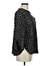 MICHAEL Michael Kors Animal Print Black 3/4 Sleeve Blouse Size M - photo 4