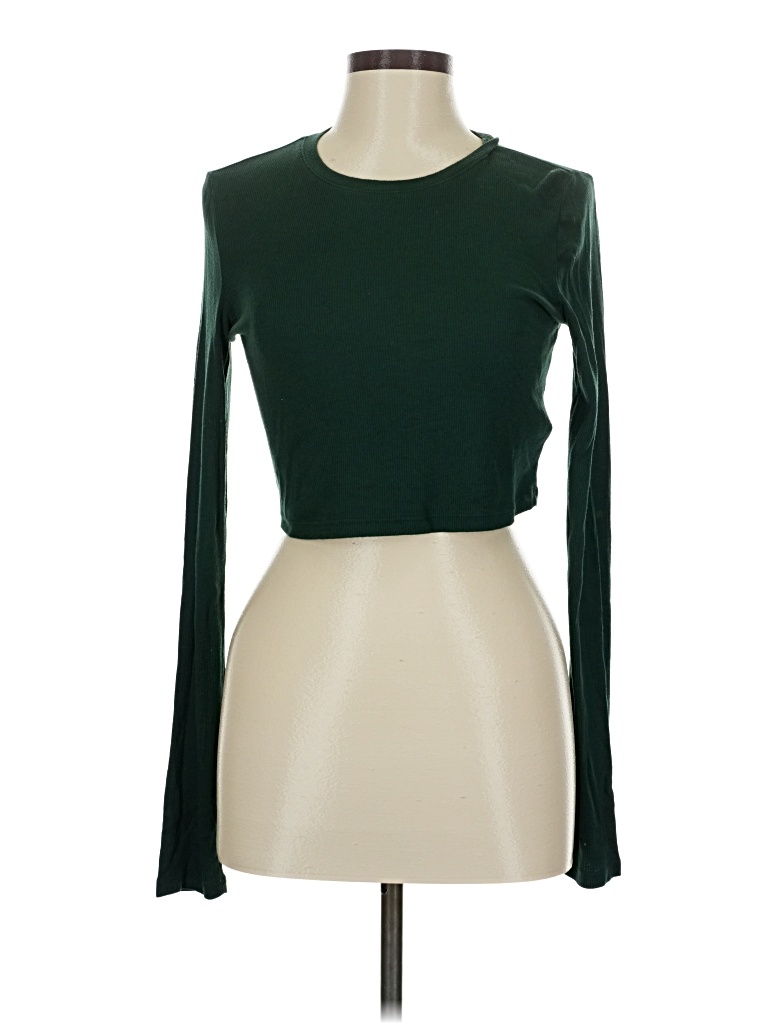 Pre-owned Cotton Citizen Long Sleeve T-shirt In Green