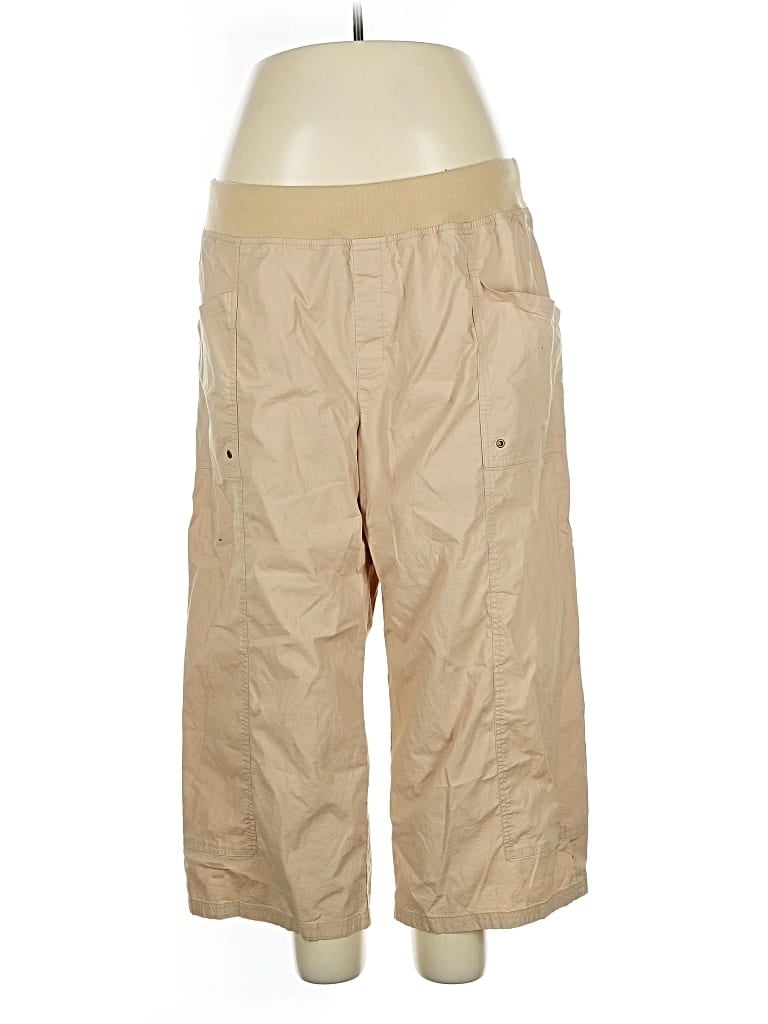 Pre-owned Soft Surroundings Khaki Pant In Brown
