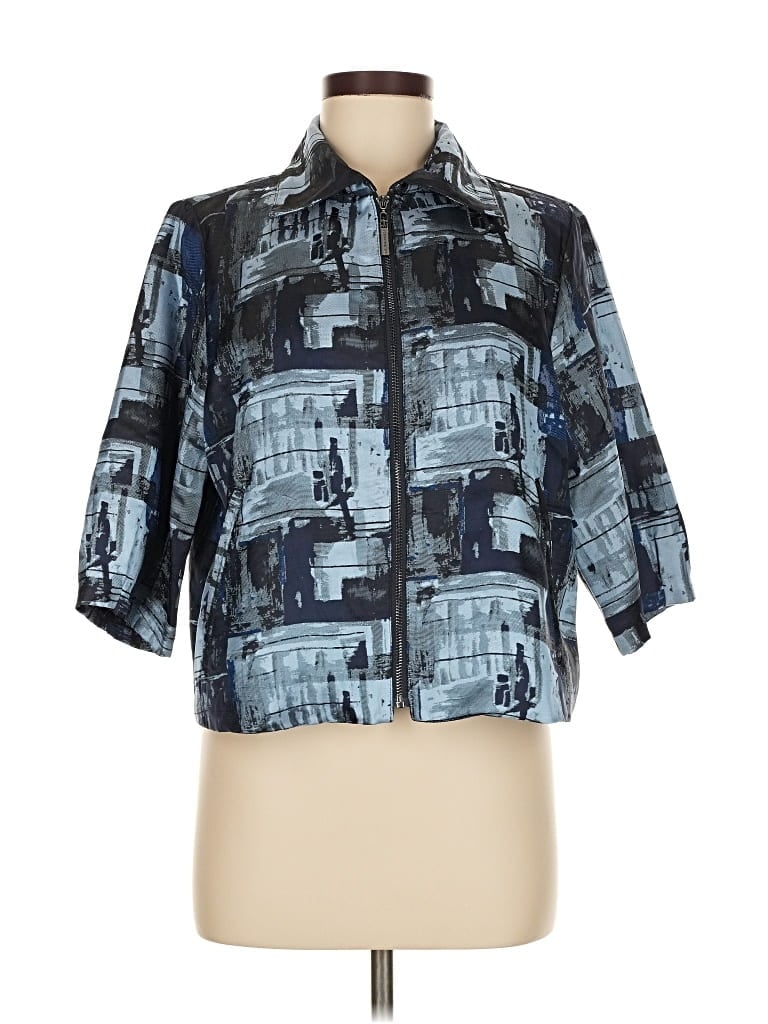 Pre-owned Joseph Ribkoff Jacket In Blue